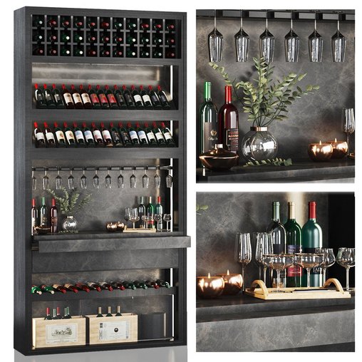 wine shelf- MiniBar