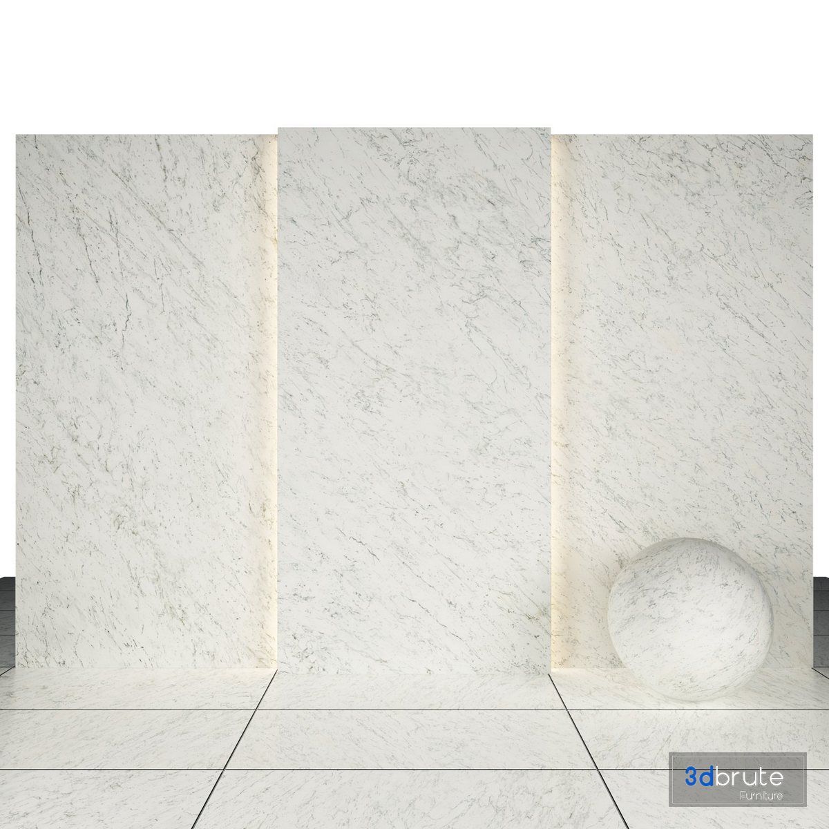 White Veined Marble