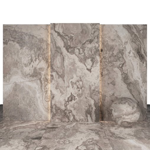 White bamboo Marble