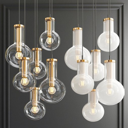 Bulb Pendant Lamp 6 lights