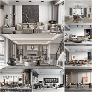 Living room vol3 2022 3d model Download  Buy 3dbrute