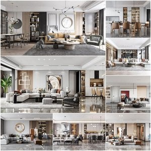 Living room vol7 2022 3d model Download  Buy 3dbrute