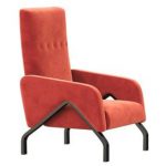 Rosso Club Chair