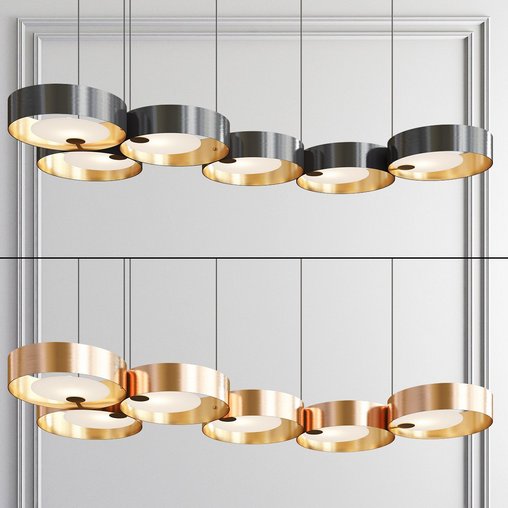 Nordic Brass Chandelier