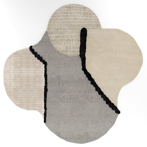 Carpet LUNAR ADDICTION square by CC TAPIS