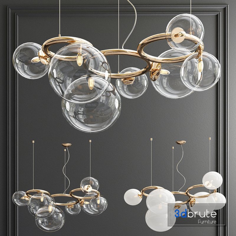 Puppet Ring Chandelier by Vistosi 3d model Buy Download 3dbrute