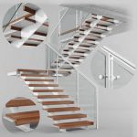 Modern interior stair 10