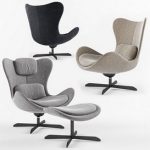 Calligaris LAZY armchair with 4 spoke base