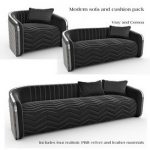 Luxury Modern Sofa And Cushion Pack