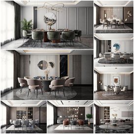 Dining Room Vol3 2022 3d model Download  Buy 3dbrute
