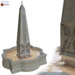 Palazzo Obelisk Fountain -Water Feature