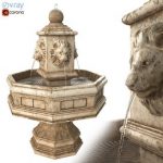 Classic Lion Fountain