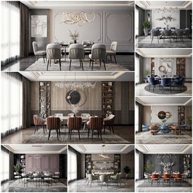 Dining Room Vol4 2022 3d model Download  Buy 3dbrute