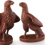 wooden eagle sculpture