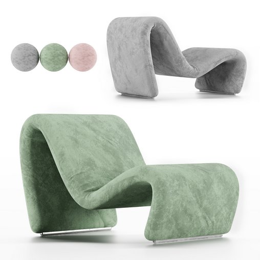 Onde Chair 1972 Etienne Fermigier