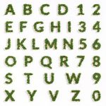 Artificial Office Wall Plants Letters A to Z