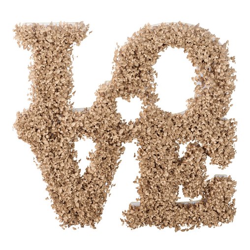 Artificial Office Wall Plants Letters LOVE