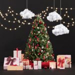 Christmas Decoration – Christmas green Tree with Gift