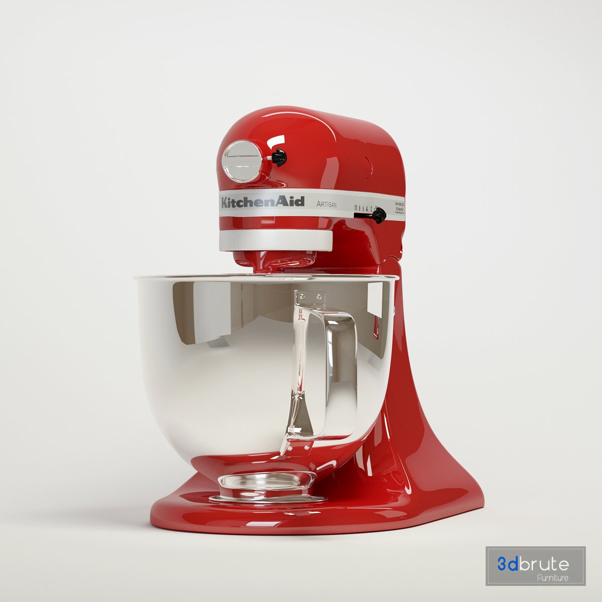 3D Model Mixer KitchenAid on Behance