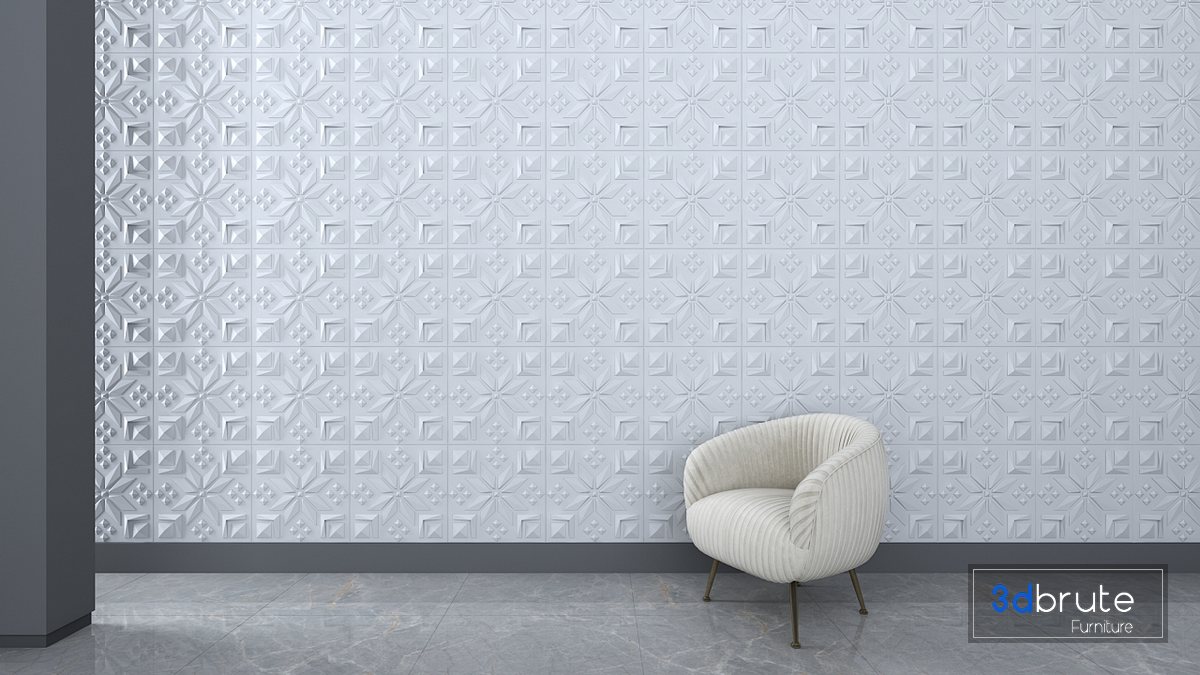 3d plaster wall panel 25