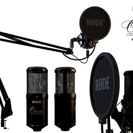 modèle 3D de Studio Microphone Rode and Stand 2 Modèle 3D
