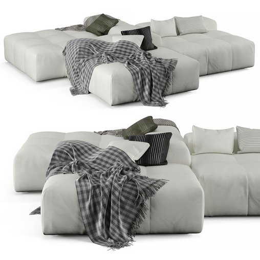 Pixel modular sofa by Saba Vol-2 3d model Download  Buy 3dbrute