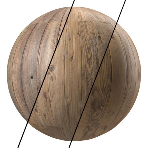 Wood Materials 9- 3 Wooden Boards, Seamless, Pbr, 4k