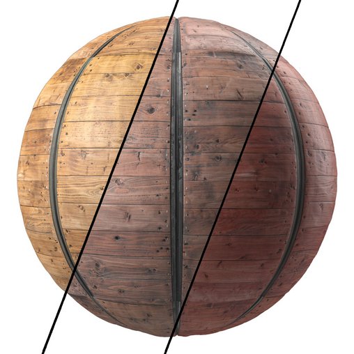 Wood Materials 10- 3 Wooden Boards, Seamless, Pbr, 4k