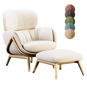 Elysia Lounge Chair Nichetto