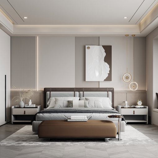 Bedroom 14 3d model Buy Download 3dbrute