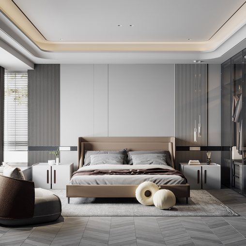 Bedroom 29 3d model Buy Download 3dbrute