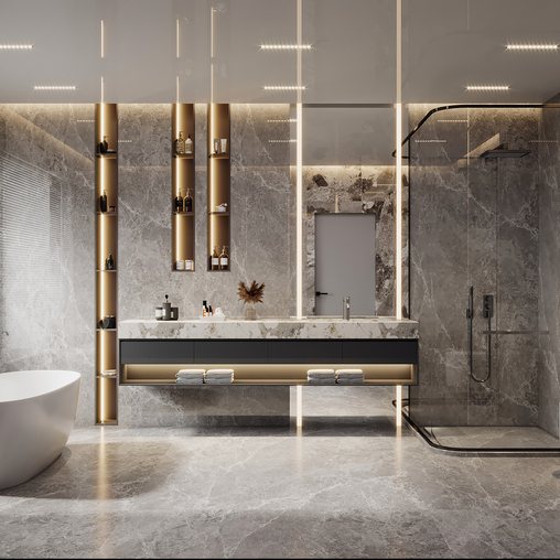 Bathroom 13 3d model Buy Download 3dbrute