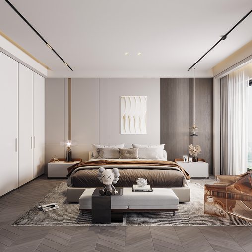 Bedroom 17 3d model Buy Download 3dbrute