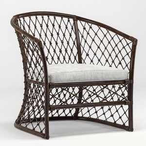 Bahama Rattan Honey Ava Chair by Adairs