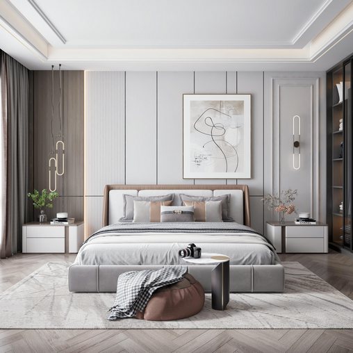 Bedroom 4 3d model Buy Download 3dbrute