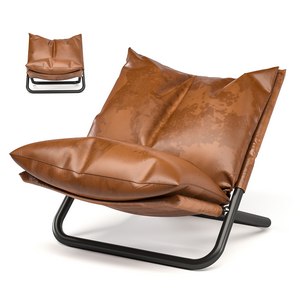 Leather Cross Low Armchair by Arflex