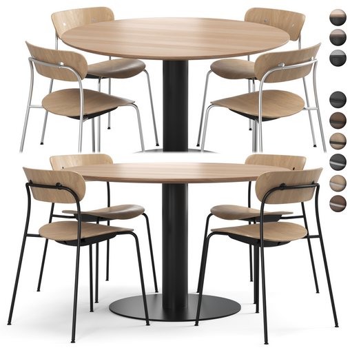 Pavilion AV1 Chair In Between SK12 Table