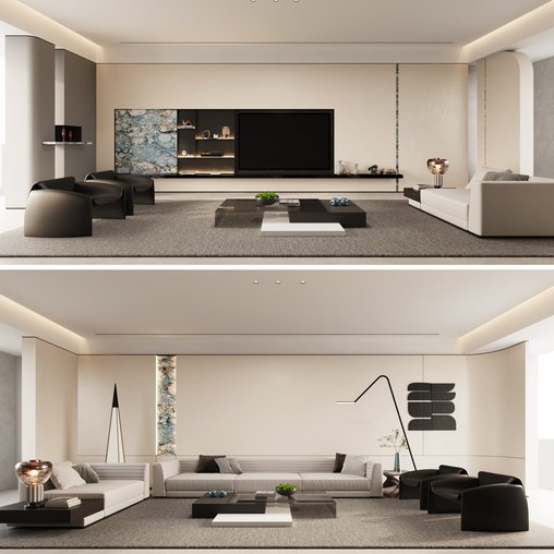 Living room 111 3d model Buy Download 3dbrute