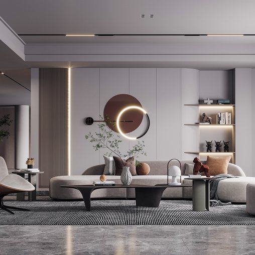 Living Room 137 3d model Buy Download 3dbrute