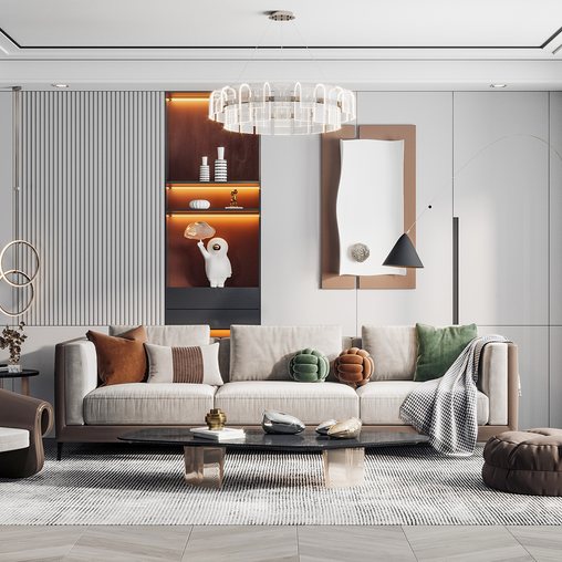 Living Room 132 3d model Buy Download 3dbrute