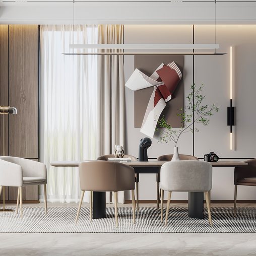 Dining Room 62 3d model Buy Download 3dbrute