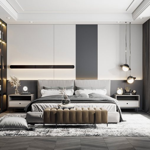 Bedroom 20 3d model Buy Download 3dbrute