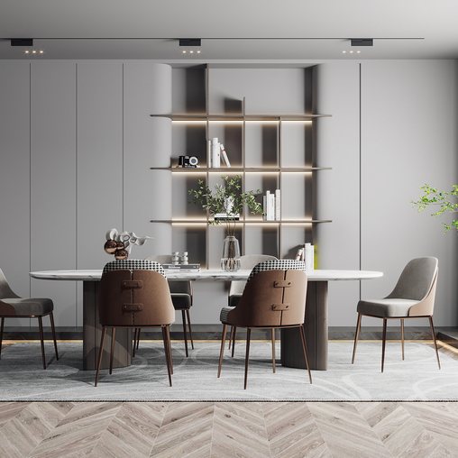 Dining Room 90 3d model Buy Download 3dbrute