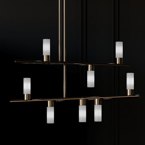 CB2 – DURDEN 2 RAIL CHANDELIER