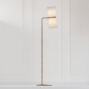 Clarkson Brass Floor Lamp