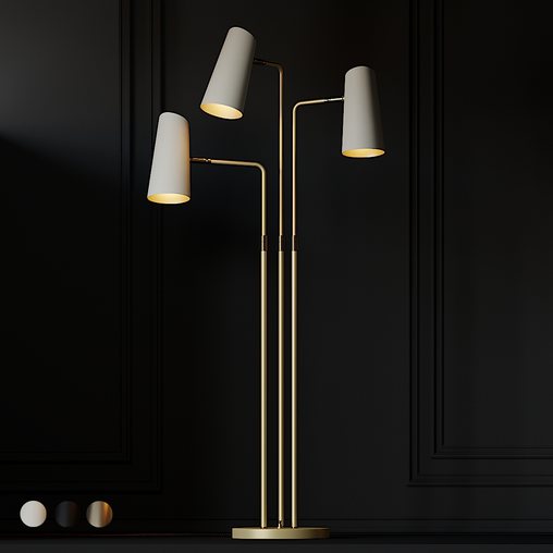 CYPRESS 3-ARM FLOOR LAMPS