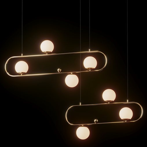 Modern Style 4 Light Linear – Big and Medium