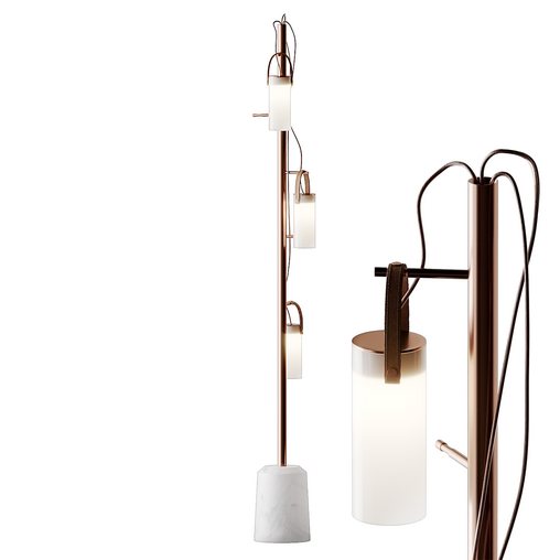 GALERIE Floor Lamp FontanaArte Large+Small