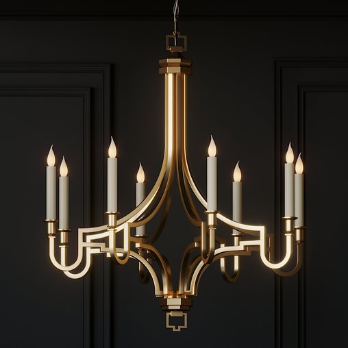 Chapman & Meyers Mykonos 8-Light Small Chandelier