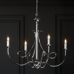 Visual Comfort Double Twist 5-Light Chandelier